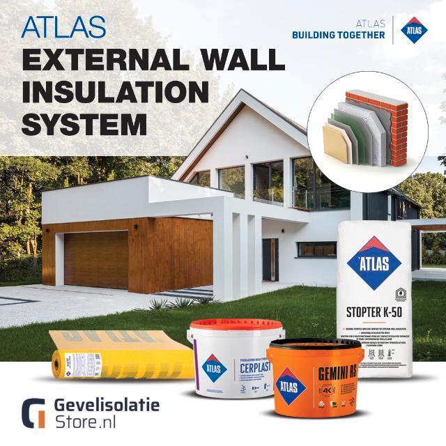 Gevelisolatiestore Zevenbergen ( EPS Lijm Gevelpleister ), Doe-het-zelf en Bouw, Overige Doe-Het-Zelf en Bouw, Nieuw, Verzenden