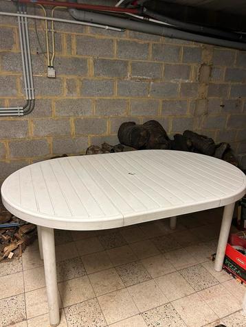 Ensemble jardin 8 pièces, Tuin en Terras, Tuintafels, Ophalen, Zo goed als nieuw, Ovaal, Plastic