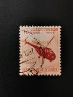 Haiti 1955 - luchtbelasting - hurricane relief - helicopter, Postzegels en Munten, Vliegtuigen, Ophalen of Verzenden, Gestempeld