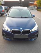 BMW 218d Gran Tourer STEPTRONIC 7 places, Autos, 7 places, Cuir, Automatique, Bleu