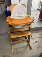 Eetstoel hout kindjes, Ophalen