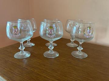 6 Bierglazen brouwerij Roman beschikbaar voor biedingen