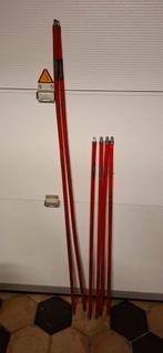 Schoorsteen veeg stokken, Ophalen, Gebruikt