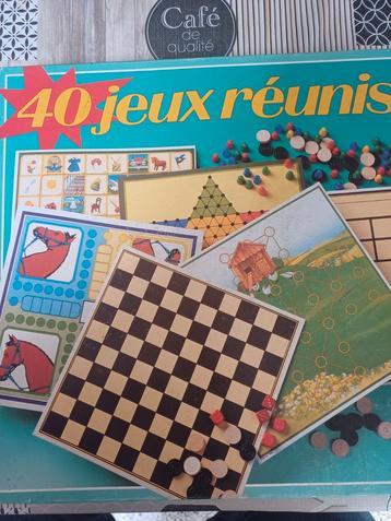 ancien jeu de societe 40 jeux reuni, Enlèvement ou Envoi, Comme neuf