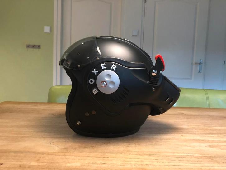 Roof Boxer - M, Vélos & Vélomoteurs, Casques de cyclomoteur, Comme neuf, Medium, Enlèvement ou Envoi