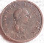 GRANDE-BRETAGNE : 1/2 PENNY  1807 KM 662 EN BON ÉTAT !, Enlèvement ou Envoi, Autres pays, Monnaie en vrac