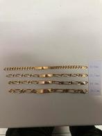 Bracelets gourmettes plaqués or, Enlèvement ou Envoi, Comme neuf, Or, Autres matériaux