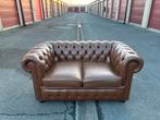 Chesterfield 2 places, 75 à 100 cm, Enlèvement ou Envoi, Comme neuf, Anglais, industriel, old english