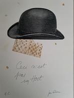 DHAESE Jan (Lelièvre Jean) "Ceci n´est pas un Hoet" zeefdruk, Ophalen of Verzenden