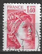 Frankrijk 1980 - Yvert 2102 - Type Sabine - 1,40 F (ST), Timbres & Monnaies, Timbres | Europe | France, Affranchi, Envoi