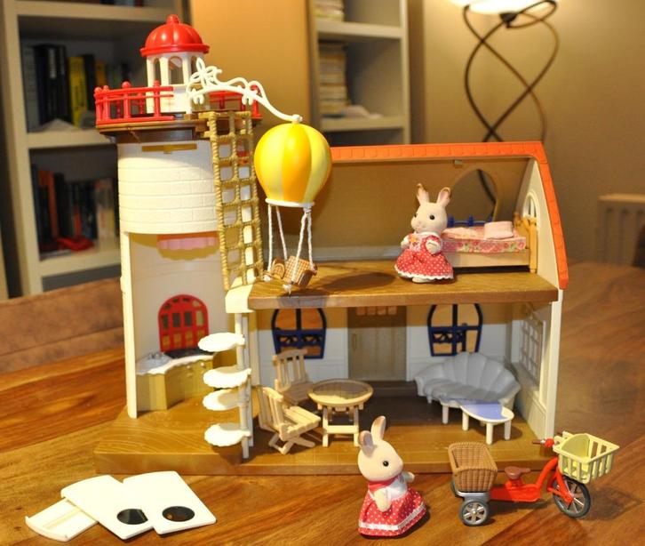 Sylvanian Families: „De grote vuurtoren”, Kinderen en Baby's, Speelgoed | Poppenhuizen, Zo goed als nieuw, Poppenhuis, Ophalen of Verzenden