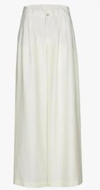Xandres witte bandplooibroek wijde pijpen-Capsule Collectie, Kleding | Dames, Broeken en Pantalons, Wit, Nieuw, Lang, Xandres
