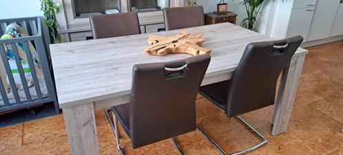 Salle à manger, Huis en Inrichting, Complete eetkamers, Zo goed als nieuw, 4 tot 6 stoelen, Ophalen