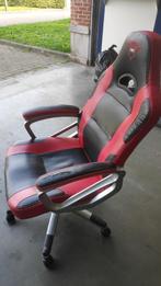 Chaise gaming GXT noir/rouge, Chaise de bureau, Utilisé, Rouge, Enlèvement ou Envoi