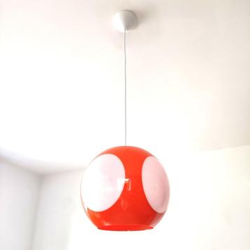 Lampe à œil d'insecte vintage orange disponible aux enchères