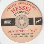 BIERKAART   AMSTEL HESSEL IN CONCERT 1994   achterkant, Collections, Marques de bière, Sous-bock, Amstel, Envoi, Neuf