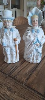 Twee zeer oude antie beeldjes ja knikkertjes, Antiek en Kunst, Ophalen