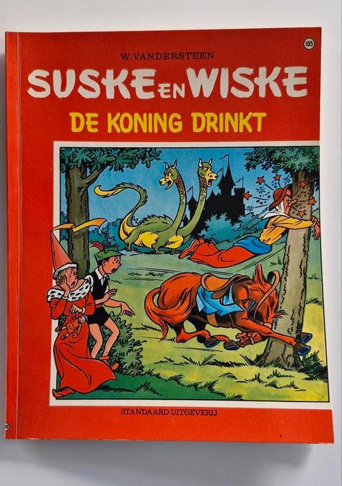 Suske en Wiske De Koning Drinkt 1971 ZEER MOOI, Boeken, Stripverhalen, Nieuw, Eén stripboek, Ophalen of Verzenden