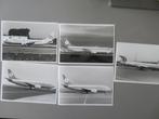 5 oude foto,s SABENA boeing 737, Verzenden, Zo goed als nieuw, Kaart, Foto of Prent