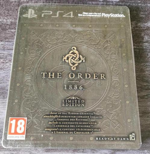 PS4 Game - The Order : 1866 ( Limited Edition ), Games en Spelcomputers, Games | Sony PlayStation 4, Zo goed als nieuw, Avontuur en Actie