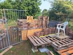 Paletten al construtie voor opbnouwvijver incl folie en pomp, Ophalen, Gebruikt