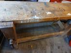 werkbank, Doe-het-zelf en Bouw, Werkbanken, Ophalen, Gebruikt, 170 cm of meer, Bankschroef