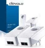 Set van 2 x Devolo dLAN 550 duo+ CPL - Devolo, Computers en Software, Ophalen of Verzenden