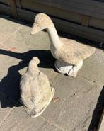 2 beelden eend, Tuin en Terras, Ophalen, Gebruikt, Beton, Dierenbeeld
