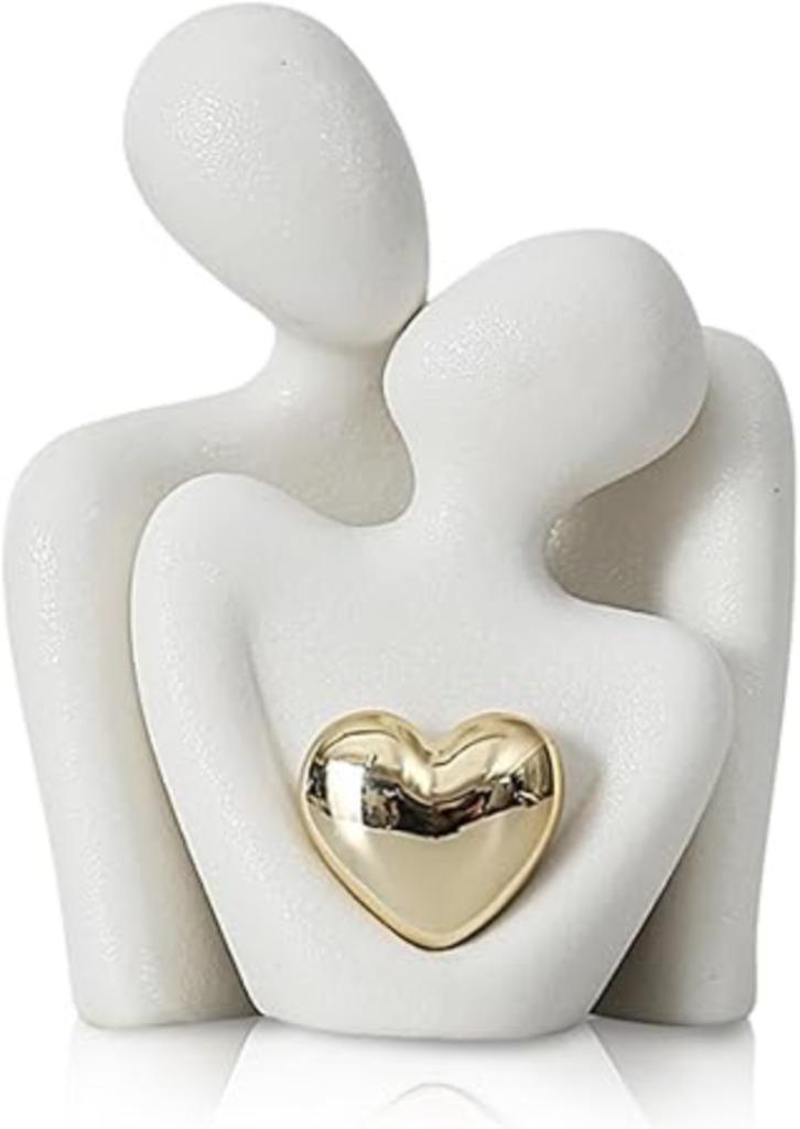 Romantisch paar | standbeeld | abstracte sculptuur, Verzamelen, Beelden en Beeldjes, Nieuw, Mens, Verzenden
