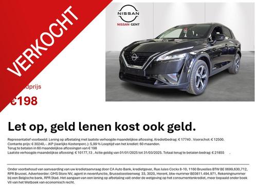 NISSAN QASHQAI EPOWER N-CONNECTA // GMS STORE NISSAN GENT, Auto's, Nissan, Bedrijf, Te koop, Qashqai, Airconditioning, Android Auto