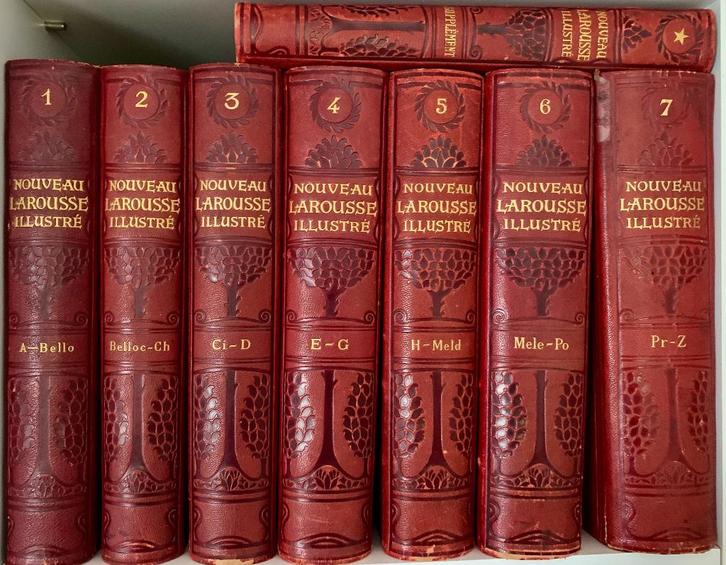 Larousse Illustrée 1909, Antiek en Kunst, Antiek | Boeken en Manuscripten, Ophalen