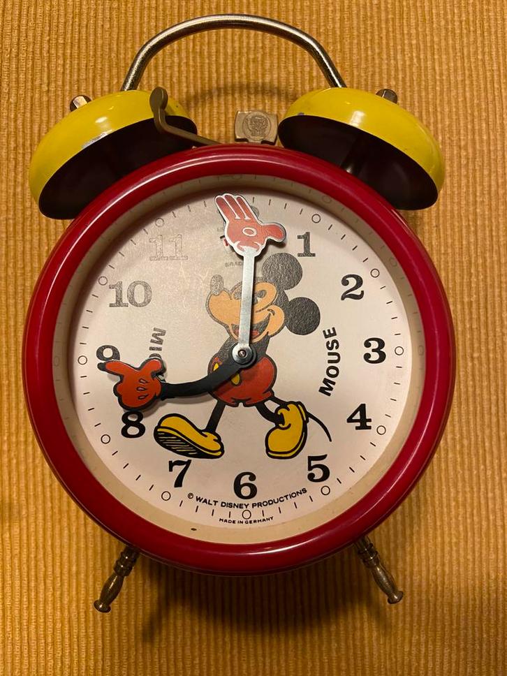 Mickey mouse wekker, Collections, Disney, Utilisé, Autres types, Mickey Mouse, Enlèvement ou Envoi