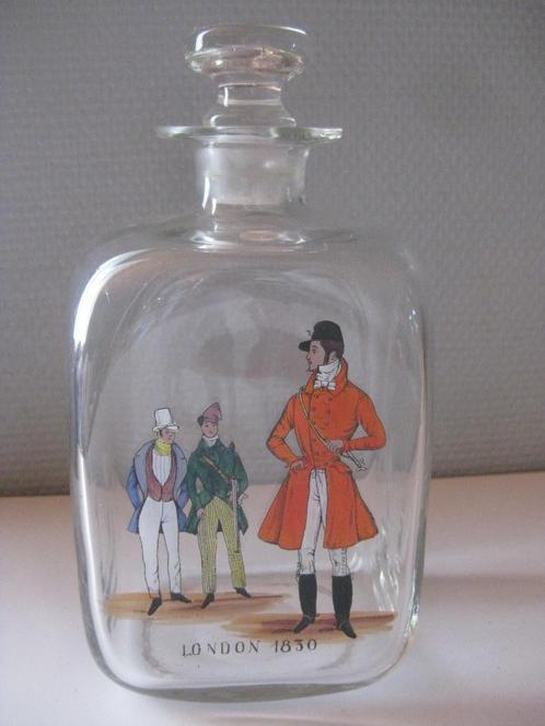 Whiskyfles London 1830 - VINTAGE, Verzamelen, Glas en Drinkglazen, Nieuw, Borrel- of Shotglas, Ophalen of Verzenden