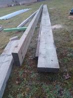 3 stukken oud balken, Doe-het-zelf en Bouw, Hout en Planken, Ophalen of Verzenden