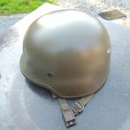 Casque ABL années ? complet avec toile camouflée Taille moye, Envoi, Armée de terre, Casque ou Béret