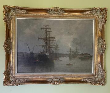 Jules Vernier (1862-1937) - De haven van Dunkerque beschikbaar voor biedingen