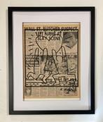 Keith Haring tekent op krantenpapier. Groot formaat, Antiek en Kunst, Verzenden