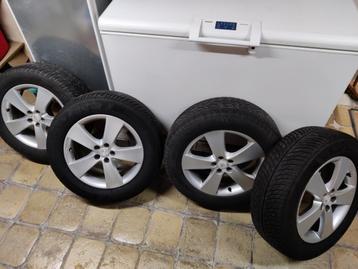 4x Subaru velgen plus winterbanden 225 60 r17 beschikbaar voor biedingen