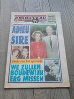 Le magazine dominical sur la mort du roi Baudouin, 1993, Collections, Maisons royales & Noblesse, Enlèvement ou Envoi