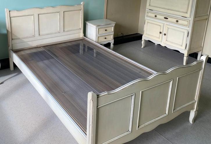 Vintage Slaapkamer, Huis en Inrichting, Slaapkamer | Complete slaapkamers, Gebruikt, Eenpersoons, Ophalen