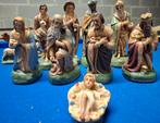 crèche vintage année 1960/1970 : 13 éléments en plâtre, Divers, Enlèvement