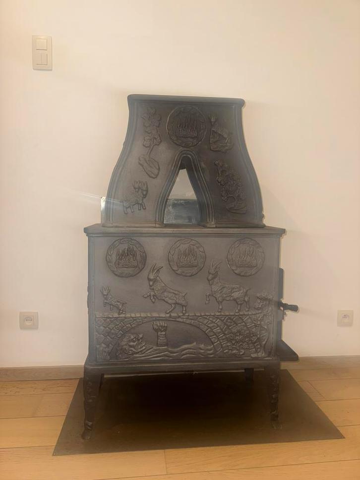 Poêle à bois Dovre en fonte, Huis en Inrichting, Woonaccessoires | Krantenbakken en Lectuurbakken, Gebruikt, Ophalen