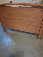 Lit pour une personne en bois type chene, Maison & Meubles, Chambre à coucher | Lits, 90 cm, Enlèvement ou Envoi, Brun, 200 cm