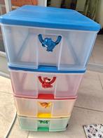 4 ladenkast op wieltjes om klein speelgoed op te bergen 9€, Kinderen en Baby's, Speelgoed | Overig, Ophalen, Zo goed als nieuw