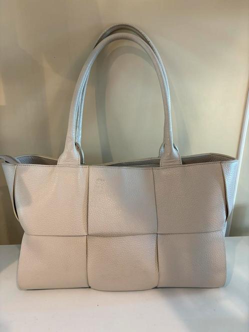 Guiliano - Made in Italy ivoorkleurige lederen tas, Handtassen en Accessoires, Tassen | Schoudertassen, Ophalen of Verzenden