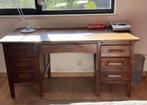 Vintage eiken bureau, Gebruikt, Ophalen of Verzenden, Bureau