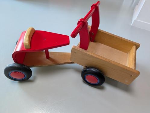Speelplezier op Wielen: Houten Bakfiets te Koop!, Kinderen en Baby's, Speelgoed | Houten speelgoed, Gebruikt, Rij- of Hobbelspeelgoed