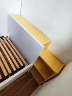Eenpersoonsbed met lattenbodem + uitschuifbare kast, Ophalen, Zo goed als nieuw