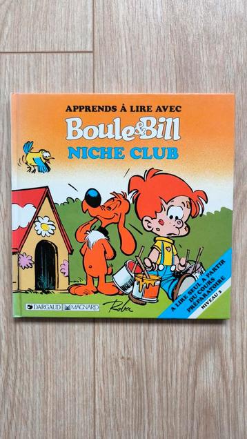 Livre Boule & Bill Niche club disponible aux enchères