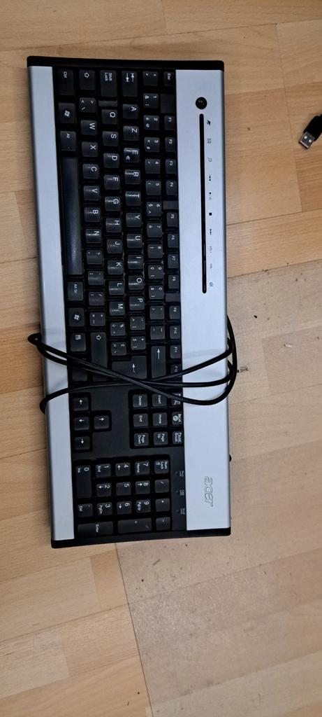 Acer USB-toetsenbord, Computers en Software, Toetsenborden, Nieuw, Qwerty, Bedraad, Multimediatoetsen, Ophalen